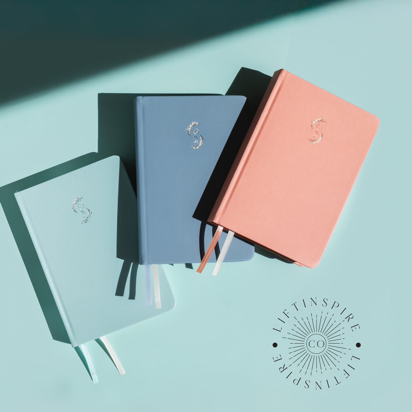 FINDING BALANCE MENTAL HEALTH JOURNAL - 6 Month Green Hardcover