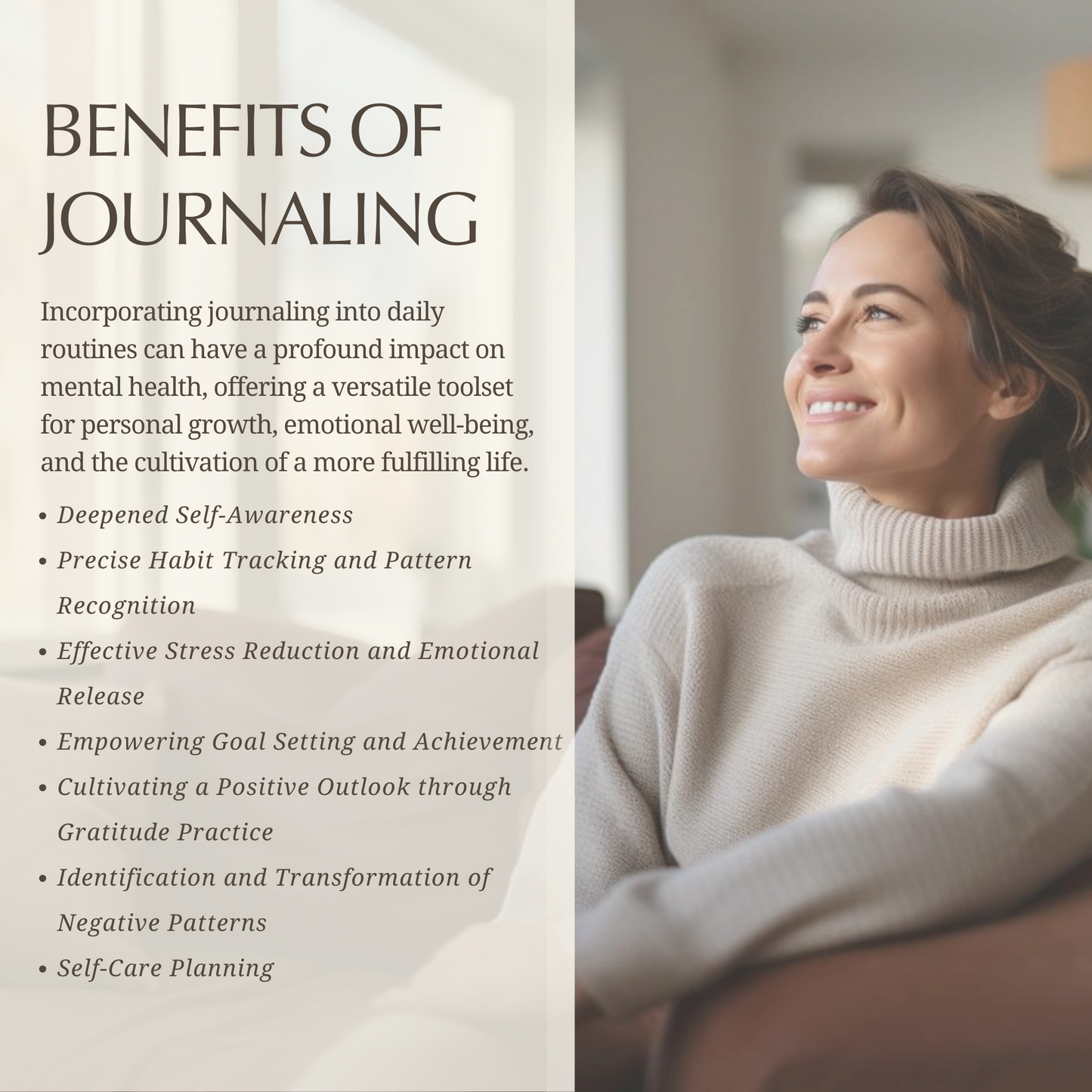 FINDING BALANCE MENTAL HEALTH JOURNAL - 6 Month Peach Hardcover